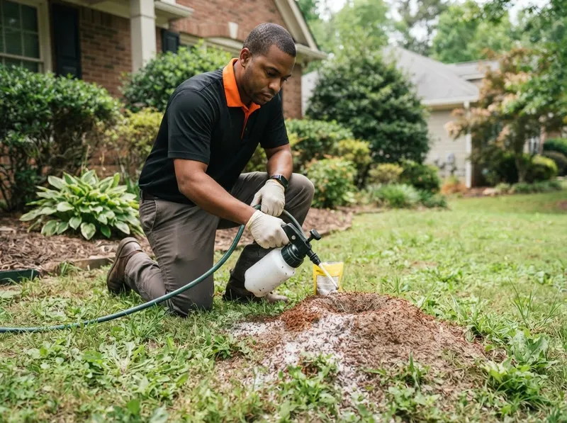 Solenopsis invicta Fire Ant Colony Eradication in Atlanta, GA